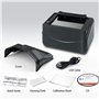 Plustek X-Mini - Scanner de Passeport et de Carte d'identité, pour la numérisation d'identité personnelle, de permis de Conduire