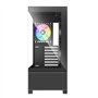 Xilence X218.ARGB XILENT Beam Boîtier PC Gaming, 3X Ventilateurs ARGB PWM, ATX Midi Tower Case, Look Verre d'aquarium, Airflow é
