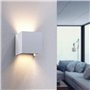 Hama Applique Murale LED Connectée (Éclairage mural WiFi Design Up-and-Down, pour Intérieur et Exterieur IP44, Commande vocale v