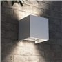 Hama Applique Murale LED Connectée (Éclairage mural WiFi Design Up-and-Down, pour Intérieur et Exterieur IP44, Commande vocale v
