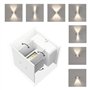 Hama Applique Murale LED Connectée (Éclairage mural WiFi Design Up-and-Down, pour Intérieur et Exterieur IP44, Commande vocale v