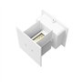 Hama Applique Murale LED Connectée (Éclairage mural WiFi Design Up-and-Down, pour Intérieur et Exterieur IP44, Commande vocale v