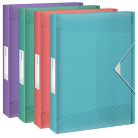 Esselte Colour'Breeze 626266 Lot de 5 boîtes de rangement extra A4 en polypropylène pour jusqu'à 350 feuilles - Pour ranger et t