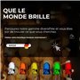 LUMETHEUS Lot de 20 douilles LED en métal argenté 3 mm – Support pour diodes électroluminescentes avec anneaux de montage fileté