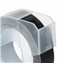 vhbw Ruban de marquage 3D remplacement pour Dymo 0898132 pour imprimante d'étiquettes 12mm Blanc sur Noir
