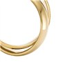 Fossil Bague pour femme Harlow Interlocking gauche en acier inoxydable doré JF048067109, Acier inoxydable, Aucune pierre précieu