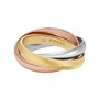 Fossil JF048079985 Harlow Bague pour femme en acier inoxydable tricolore