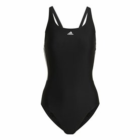 Maillot de bain femme Adidas 3S Mid Suit Noir