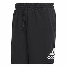 Short de Sport Adidas Essentials Logo Noir