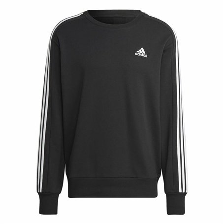 Sweat sans capuche homme Adidas 3S Ft Noir