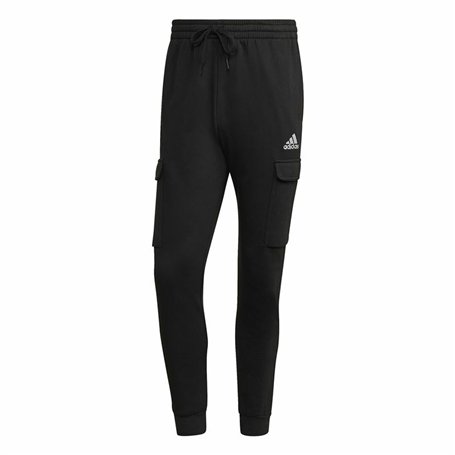 Pantalon de sport long Adidas Essentials Fleece Noir Homme