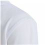 T-shirt à manches courtes unisex Adidas Lk Bl Co Blanc