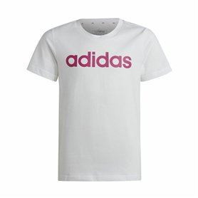 T shirt à manches courtes Enfant Adidas Essentials Blanc