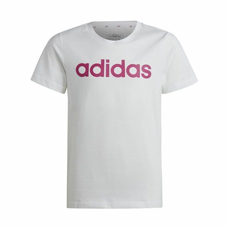 T shirt à manches courtes Enfant Adidas Essentials Blanc