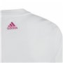 T shirt à manches courtes Enfant Adidas Essentials Blanc