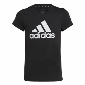 T shirt à manches courtes Enfant Adidas Essentials Noir