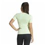 T-shirt à manches courtes femme Adidas Essentials Techfit Train Vert citron Vert clair
