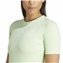 T-shirt à manches courtes femme Adidas Essentials Techfit Train Vert citron Vert clair