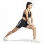 Leggings de Sport pour Femmes Adidas Dailyrun 3Stripes 5In Noir