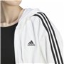 Sweat à capuche femme Adidas 3S Ft Fz S Blanc
