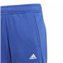 Pantalon de sport long Adidas 3 Bandas Tib Pt Infantil Bleu Unisexe