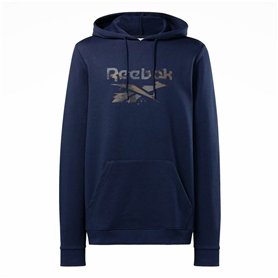 Sweat à capuche homme Reebok Identity Modern Camo Oth Bleu Blue marine