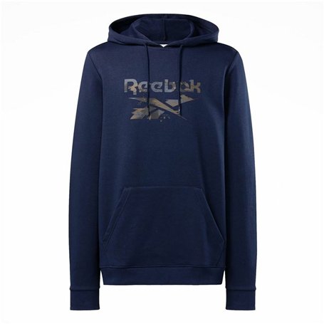 Sweat à capuche homme Reebok Identity Modern Camo Oth Bleu Blue marine