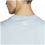 T-shirt à manches courtes homme Adidas Lin Sj Bleu clair