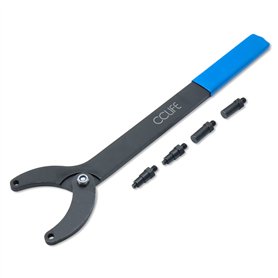 CCLIFE Outil de Serrage de l'arbre à Cames Retenue pour Arbre à Cames du Pignon de Vilebrequin avec Adaptateurs,Contre-Support V CCLIFE Outil de Serrage de l'arbre à Cames Retenue pour Arbre à Cames du Pignon de Vilebrequin avec Adaptateurs