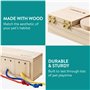 Navaris 2X Distributeur de Friandises pour Hamster - Jouet pour Lapin Nain Accessoires Interactif pour Nourriture Cochon d'Inde 