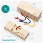 Navaris 2X Distributeur de Friandises pour Hamster - Jouet pour Lapin Nain Accessoires Interactif pour Nourriture Cochon d'Inde 