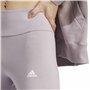 Leggings de Sport pour Femmes Adidas Linear Leg Lila