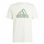 T-shirt à manches courtes homme Adidas Growth Bos Blanc