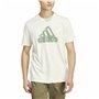 T-shirt à manches courtes homme Adidas Growth Bos Blanc