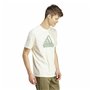 T-shirt à manches courtes homme Adidas Growth Bos Blanc