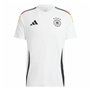 Maillot de Football à Manches Courtes pour Homme Adidas Deutschland 24 1ª Blanc
