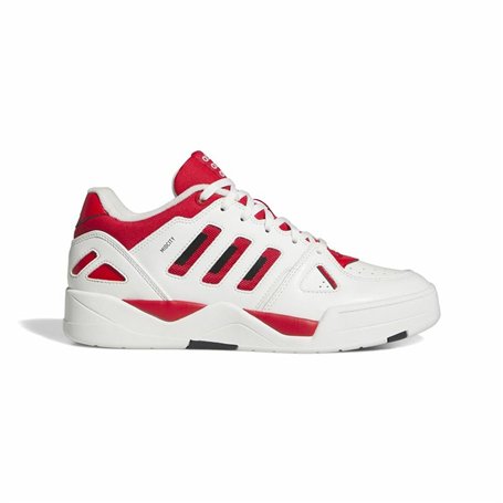 Chaussures de Basket-Ball pour Adultes Adidas Midcity Low Blanc