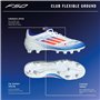 Chaussures de Football pour Adultes Adidas F50 Club Blanc