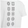 T shirt à manches courtes Adidas EURO 24 Blanc