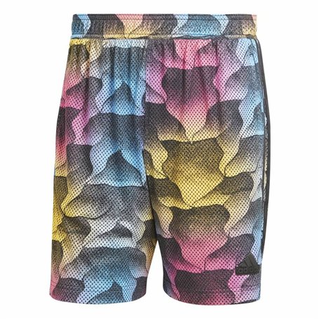 Short de Sport Adidas Tiro Aop Bleu Noir