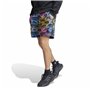 Short de Sport Adidas Tiro Aop Bleu Noir