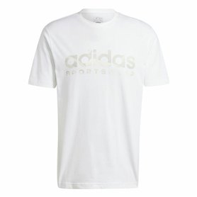 T-shirt à manches courtes homme Adidas House Of Tiro Summer Linear Graphic Blanc
