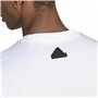 T-shirt à manches courtes homme Adidas House Of Tiro Summer Linear Graphic Blanc