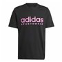 T-shirt à manches courtes homme Adidas House Of Tiro Summer Linear Graphic Noir