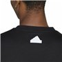 T-shirt à manches courtes homme Adidas House Of Tiro Summer Linear Graphic Noir
