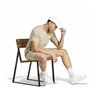 T-shirt à manches courtes homme Adidas Seasonal Essentials Melange Beige