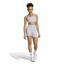 Leggings de Sport pour Femmes Adidas Techfit Short Gris