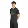 T-shirt de foot Adidas Jamaica Seasonal Graphic Bleu