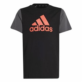 T-shirt à manches courtes unisex Adidas Essentials Noir T-shirt à manches courtes unisex Adidas Essentials Noir