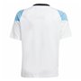 T-shirt de foot Adidas Messi Training Bleu Blanc